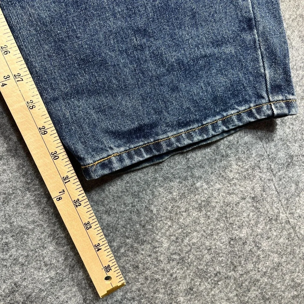 Levis Jeans Men's 52x32 550‎ Relaxed Fit Straight Leg Blue Denim Pants